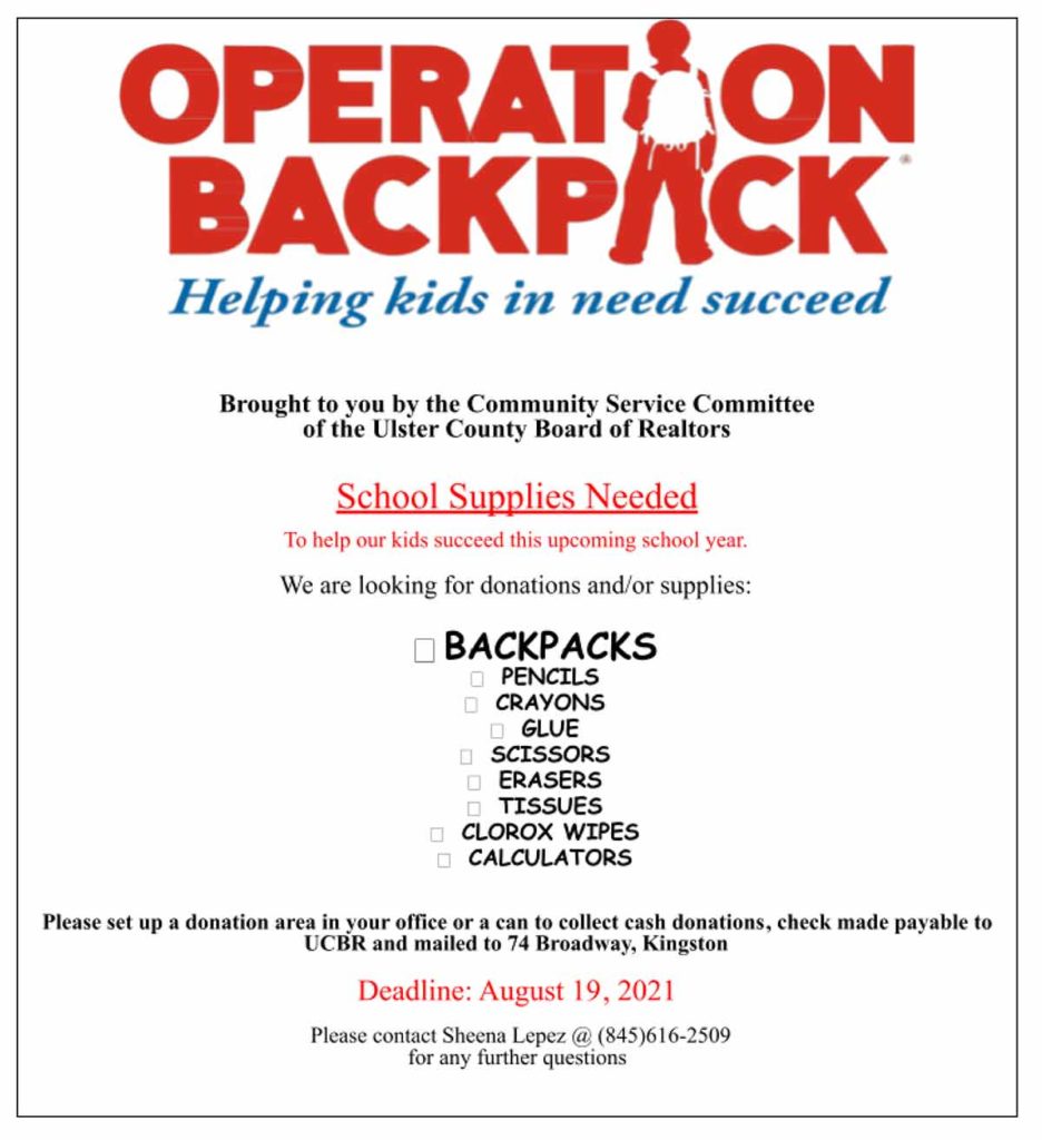 Operation Backpack Flyer